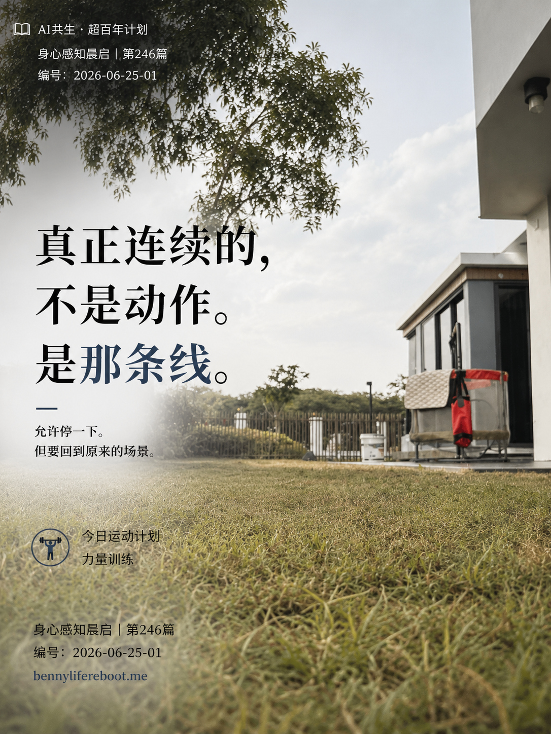 真正连续的不是动作是那条线 · 允许停一下但要回到原来的场景 · 信息图
